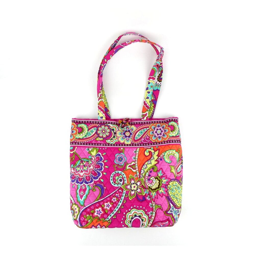 Vera Bradley Pink Swirls Toggle Tote